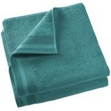 Douchelaken De Witte Lietaer Contessa Lake Green (70 x 140 cm)(set van 2)