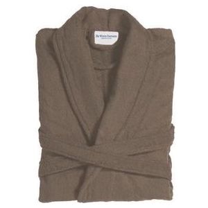 Badjas De Witte Lietaer Etrusk Taupe Bruin-XL