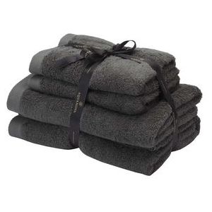 Handdoekenset Aquanova Rio Dark Grey 