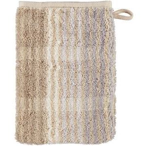 Washandje Cawö Noblesse Cashmere Stripes Sand (Set van 6)