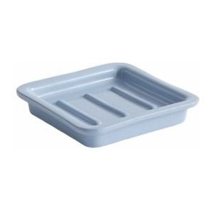 HAY - Soap Dish - Lichtblauw - Zeepschaal - 11 x 11 cm - Geglazuurd Terracotta