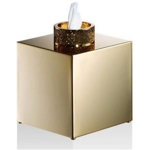 Tissuebox Decor Walther Rocks Goud