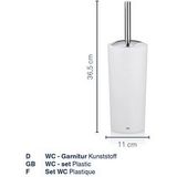 WC-borstel Houder, Kunststof, Jade Groen - Kela | Marta
