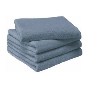 Handdoek MOODIT Troy 50 x 100 cm Stone Blue (Set van 4)