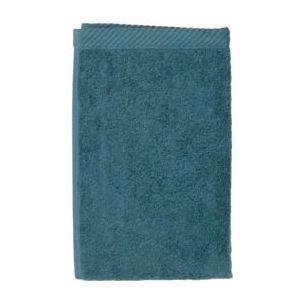 Gastendoek Kela Ladessa Teal Blue (30 x 50 cm) (Set van 3)