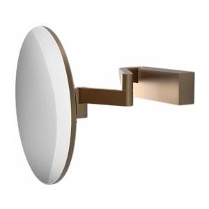Make-up Spiegel Decor Walther VISION R Unlit 5X Wandmodel Mat Koper PVD (5x magnification)