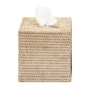 Tissuebox Decor Walther Basket Vierkant Rattan Licht