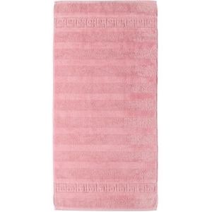 CAWÖ Noblesse Uni Badhanddoek - Rosé - 50x100