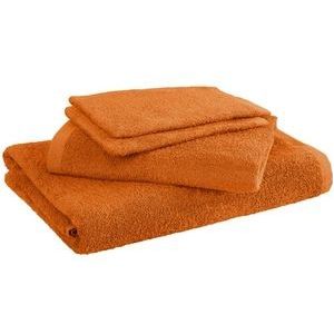 Moodit Badlinnen Troy Bronze - 2 washandjes + 1 handdoek + 1 douchelaken