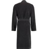 Cawö - 823 - Badjas - Zwart - Kimono Stijl - Hoge Kwaliteit