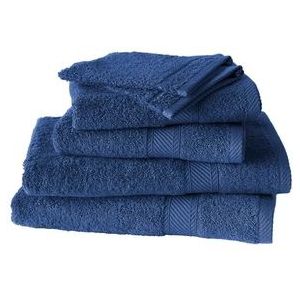 Badtextielset De Witte Lietaer Helene Blue Indigo (Set van 6)