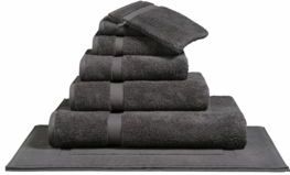 Vandyck - Ranger Towels - Handdoek - Donkergrijs - 100% Katoen