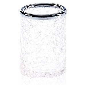 Decor Walther - Crack - Beker - Zilver - Glas