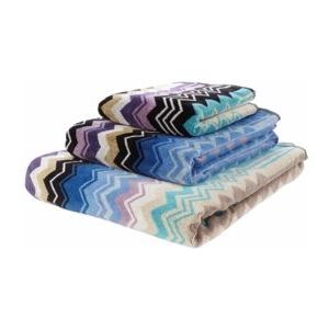 Handdoek Missoni Giacomo Turquoise Multicolor (40 x 70 cm)