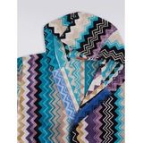 Missoni - Giacomo - Badjas - Turquoise Multicolor - 100% Katoen