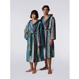 Missoni - Giacomo - Badjas - Turquoise Multicolor - 100% Katoen