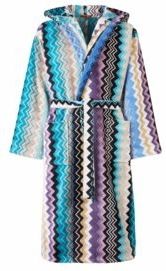 Missoni - Giacomo - Badjas - Turquoise Multicolor - 100% Katoen