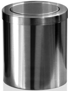 Decor Walther - Papierbak - RVS Matt - 3 L - Met Klapdeksel