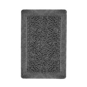 Heckettlane Badmat Buchara - Badkamermat - Antislip tapijt - 70x120 - Antraciet