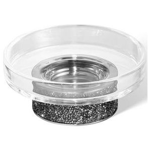 Zeepschaal Decor Walther Rocks Chrome Helder met kristallen van Swarovski®