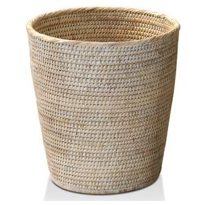 Prullenbak Decor Walther Basket Rond Rattan Licht