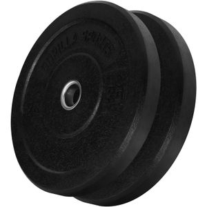 Voordeelset 10 kg (2 x 5 kg) Bumper Plates - 50 mm