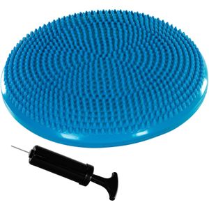 Balanskussen met Noppen incl pomp Ø 38 cm Blauw