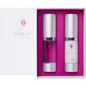 Yverum - Hyaluron Set - Gezichtscrème en Serum - Plantaardig
