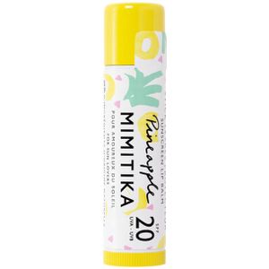 Mimitika - Sunscreen Lipbalm SPF20 Ananas - 4,5 gr Zonnenbrand, Sun Protection
