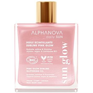 Alphanova - Sublime Glittering Oil - Roze - Natuurlijke Mica Glitters