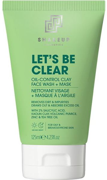 Shakeup - Let's Be Clear Face Wash + Mask - 125 ml