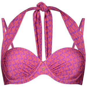multiway bikini top coral