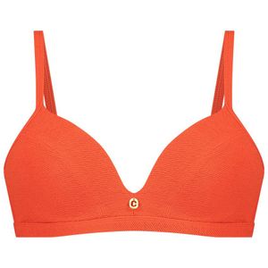 triangle bikini top summer red relief