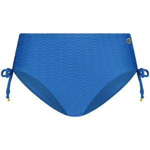 Bikini bottom midi bow blue snake