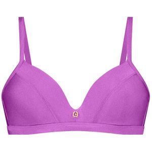 triangle bikini top shiny lilac