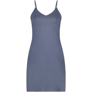 onderjurkje v-neck indigo blue