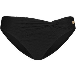 knot bikini bottom black snake