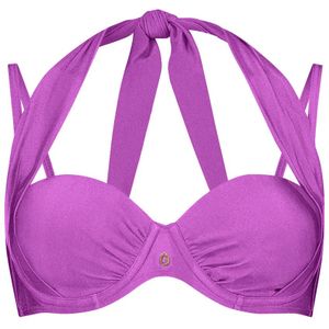 multiway bikini top shiny lilac