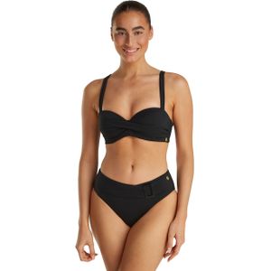 Twisted bikini top zwart