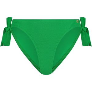 Bikini bottom bow bright green relief