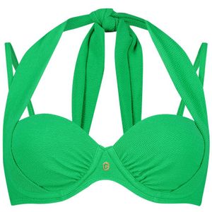 multiway bikini top bright green relief