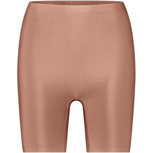 high waist long shorts pink nut