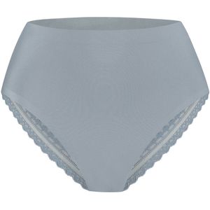 high waist brazilian lace dove blue