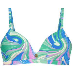 triangle bikini top swirl