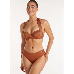 Multiway bikini top warm caramel