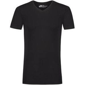 T-shirt v-hals zwart