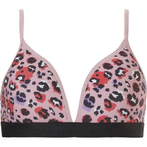 voorgevormde BH top Leopard pink