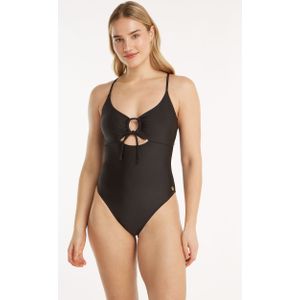 Removable padding badpak zwart