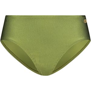 Bikini bottom midi shiny green