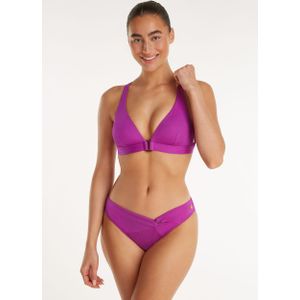 Triangle buckle push-up bikini wildberry